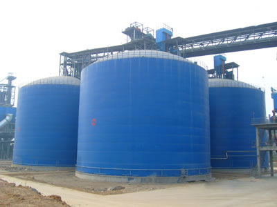 梁山水泥钢板库改造